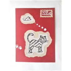 Картичка "Котка и Мишка"